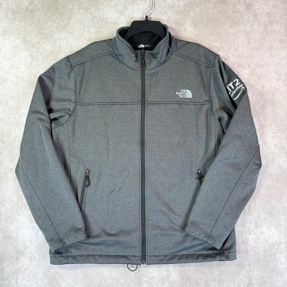 The North Face Ridgewall Softshell Jacket Men XL Gray Amazon LIT2 Leadership Cor